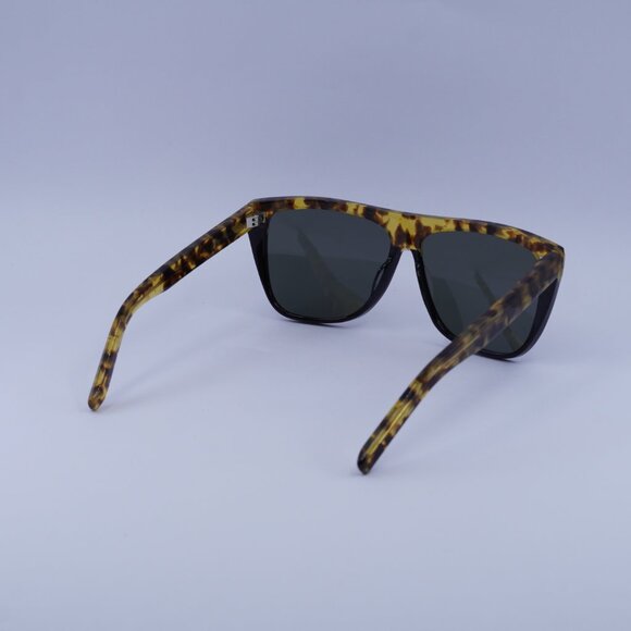 Saint Laurent SL1 010 Sunglasses Havana/Black Square Frame, Grey Lenses - Picture 4 of 12